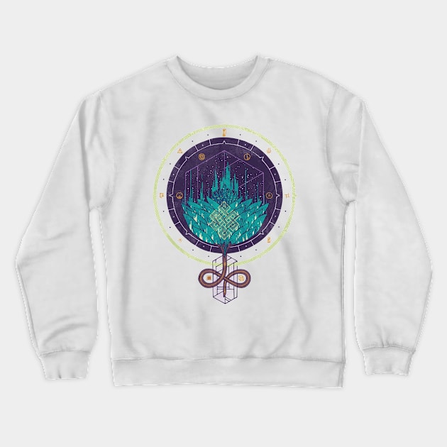 Fading Dahlia Crewneck Sweatshirt by againstbound